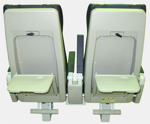 Кресла пассажирские для вагонов 1-го класса радиофицированные