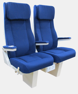Кресла пассажирские для вагонов 1-го класса радиофицированные