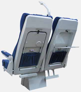 Кресло пассажирское двухместное 2-го класса ПАО ДНПП